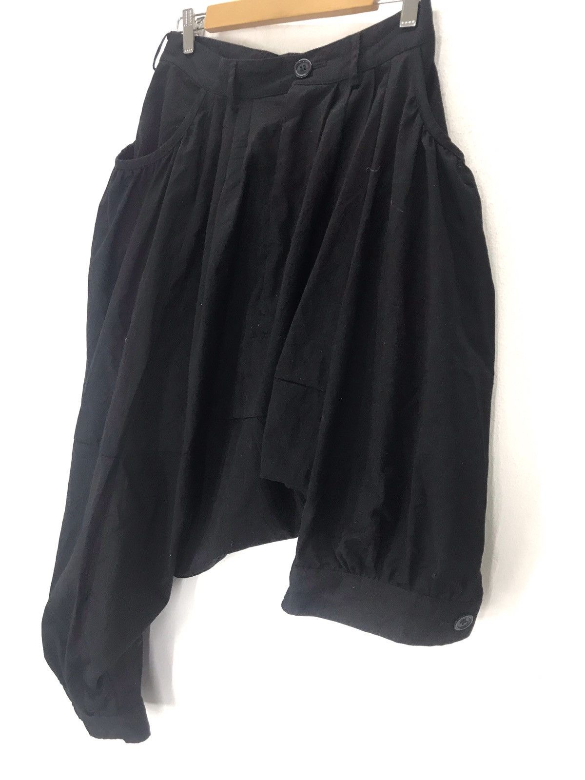 Japanese Brand Vintage B.P.N unbalance length cropped harem pant hippies 30 Size US 29 - 3 Thumbnail