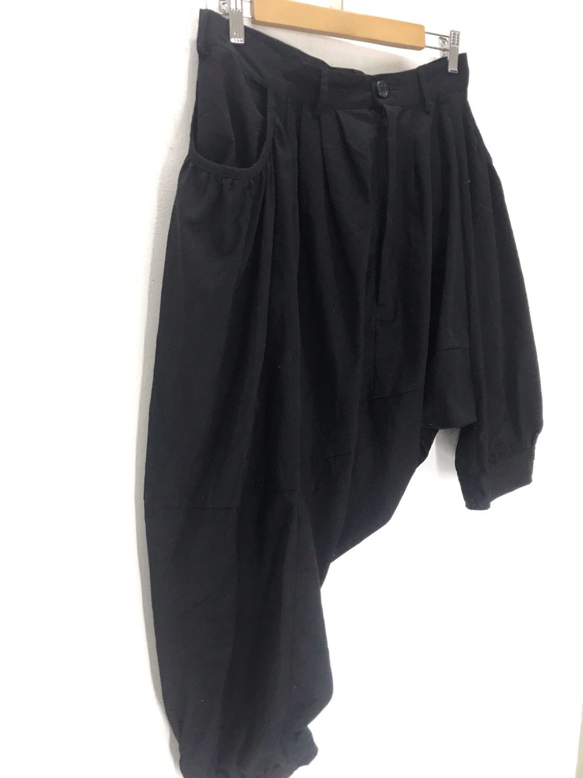 Japanese Brand Vintage B.P.N unbalance length cropped harem pant hippies 30 Size US 29 - 4 Thumbnail