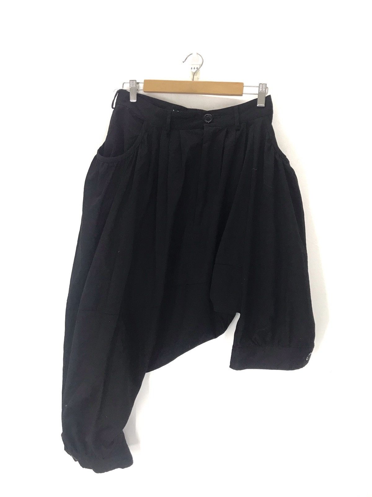 Japanese Brand Vintage B.P.N unbalance length cropped harem pant hippies 30 Size US 29 - 1 Thumbnail