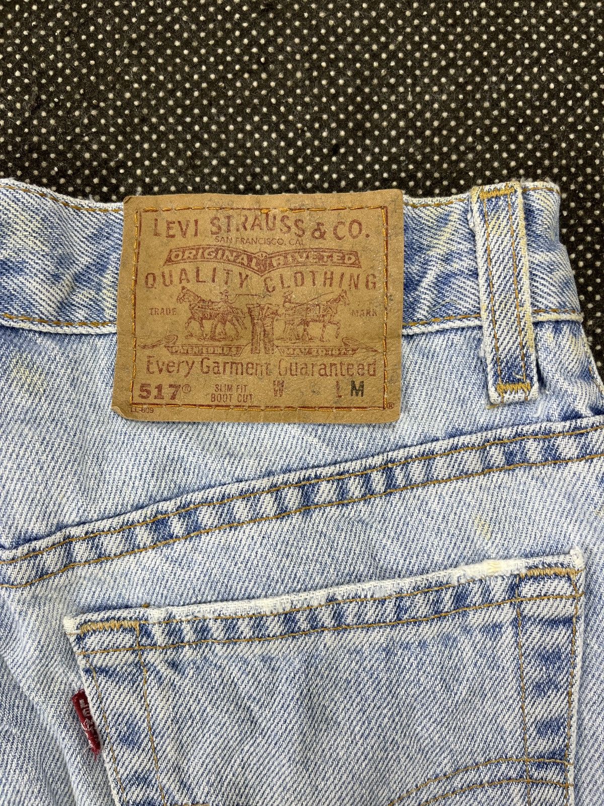 Levi's Vintage Levi's 517 Slim Fit Wide Leg Jeans - J751 Size 30" / US 8 / IT 44 - 9 Thumbnail