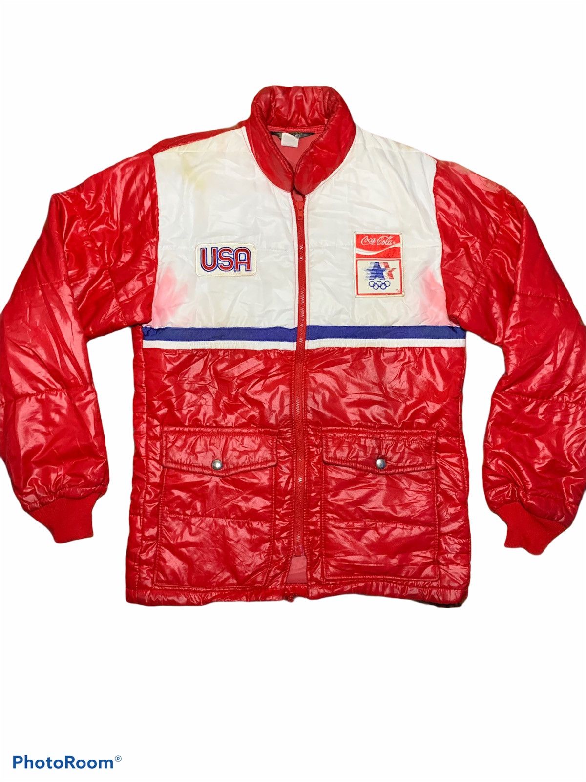 Puffer Swingster coca cola coke vintage olympic 1984 LA USA