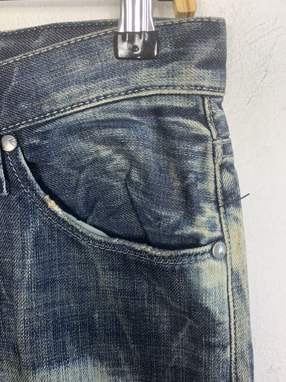Energie Energie Style Clash Japanese Indigo Buttonfly Denim Jeans Size US 30 / EU 46 - 6 Thumbnail