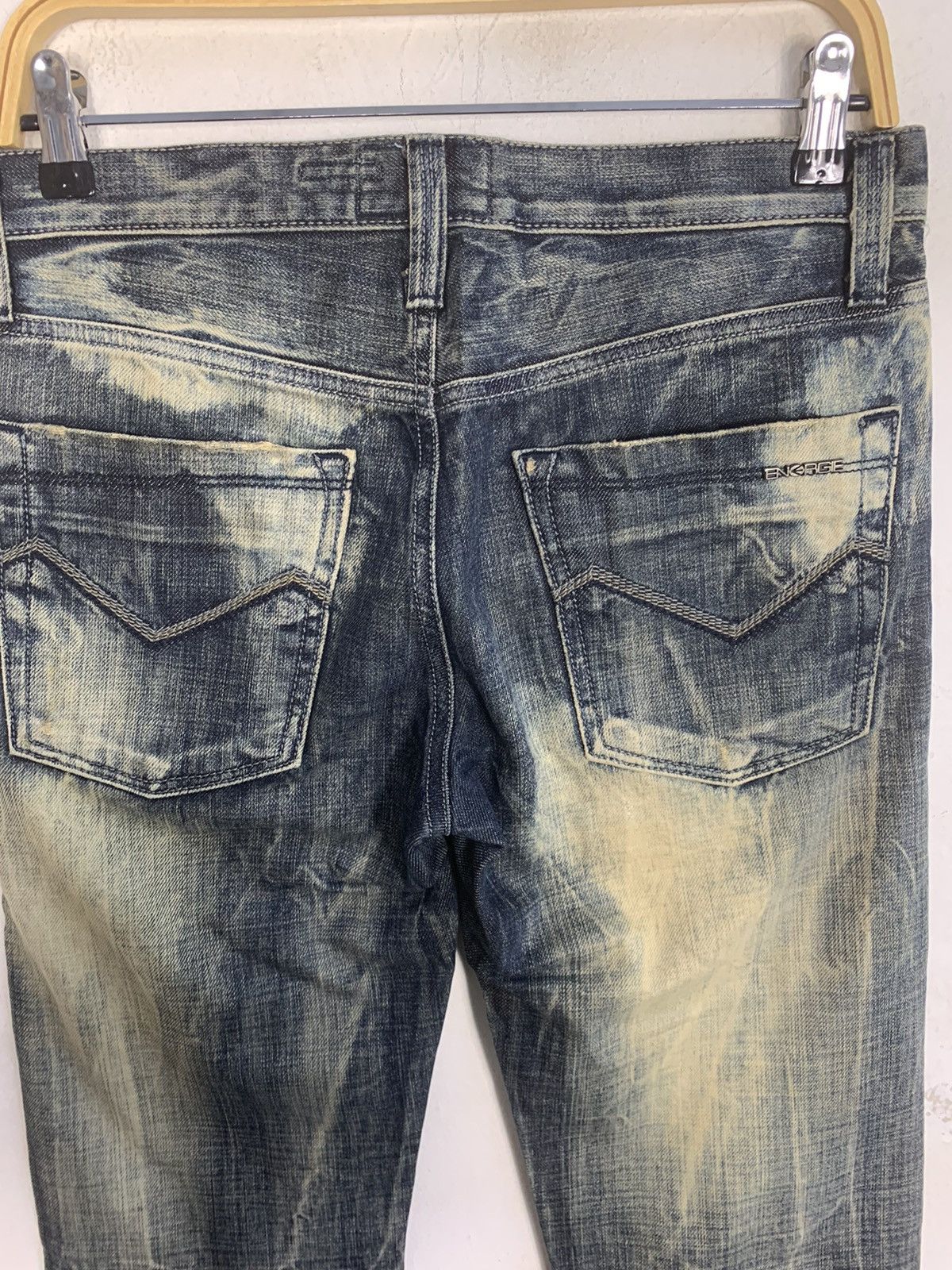 Energie Energie Style Clash Japanese Indigo Buttonfly Denim Jeans Size US 30 / EU 46 - 4 Thumbnail