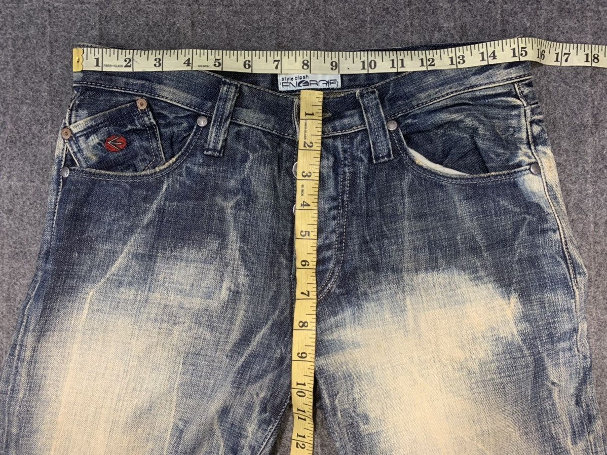 Energie Energie Style Clash Japanese Indigo Buttonfly Denim Jeans Size US 30 / EU 46 - 12 Thumbnail