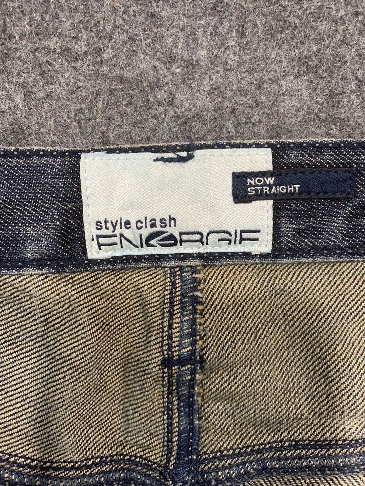 Energie Energie Style Clash Japanese Indigo Buttonfly Denim Jeans Size US 30 / EU 46 - 10 Thumbnail