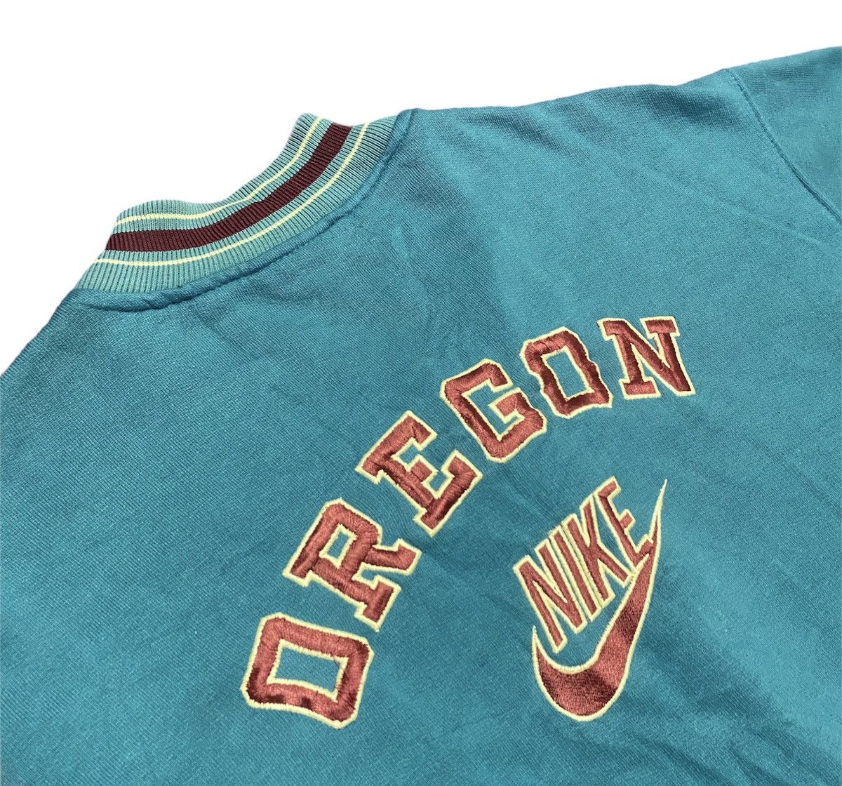 Nike Vintage Nike Oregon 90s Varsity Jacket Embroidered Size US M / EU 48-50 / 2 - 7 Thumbnail
