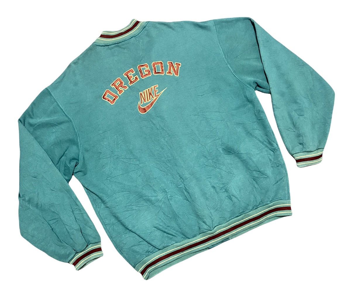 Nike Vintage Nike Oregon 90s Varsity Jacket Embroidered Size US M / EU 48-50 / 2 - 1 Thumbnail