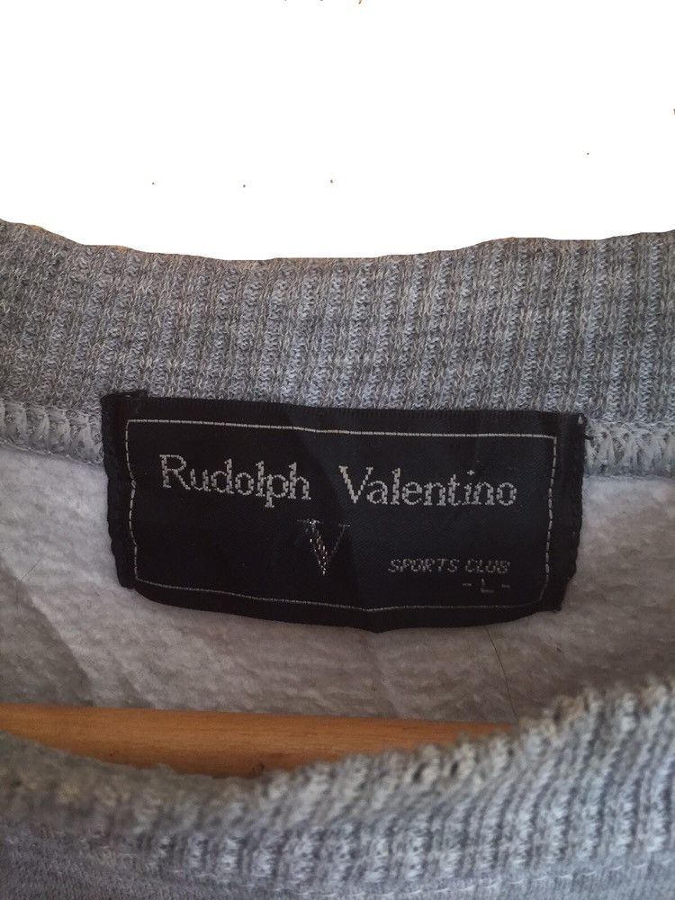Valentino × Vintage RARE EMBROIDERED RUDOLPH VALENTINO SPELLPUT CREWNECK Size US M / EU 48-50 / 2 - 3 Thumbnail
