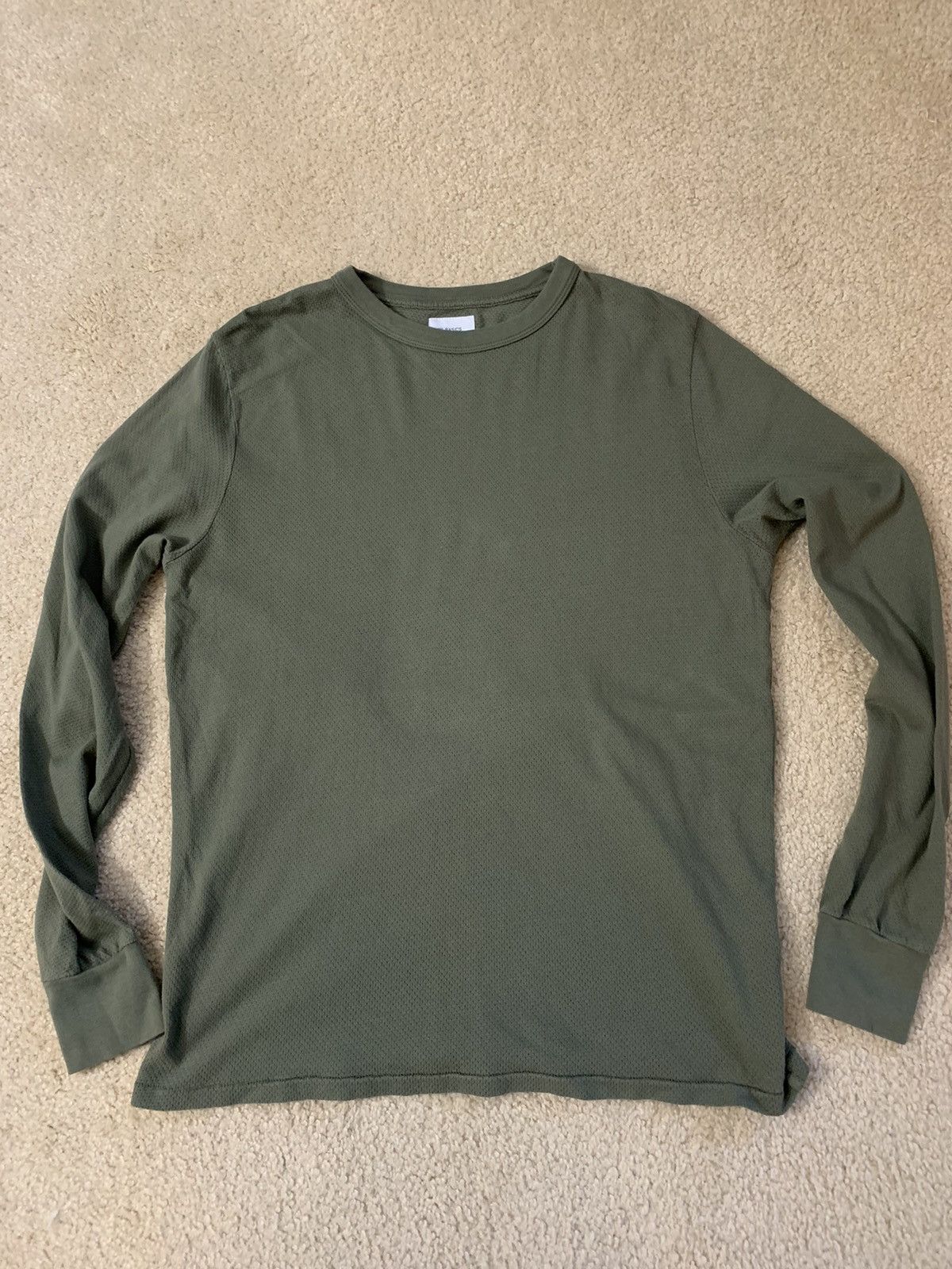 Les Basics Long Sleeve Cotton Mesh Tee Size US M / EU 48-50 / 2 - 1 Thumbnail