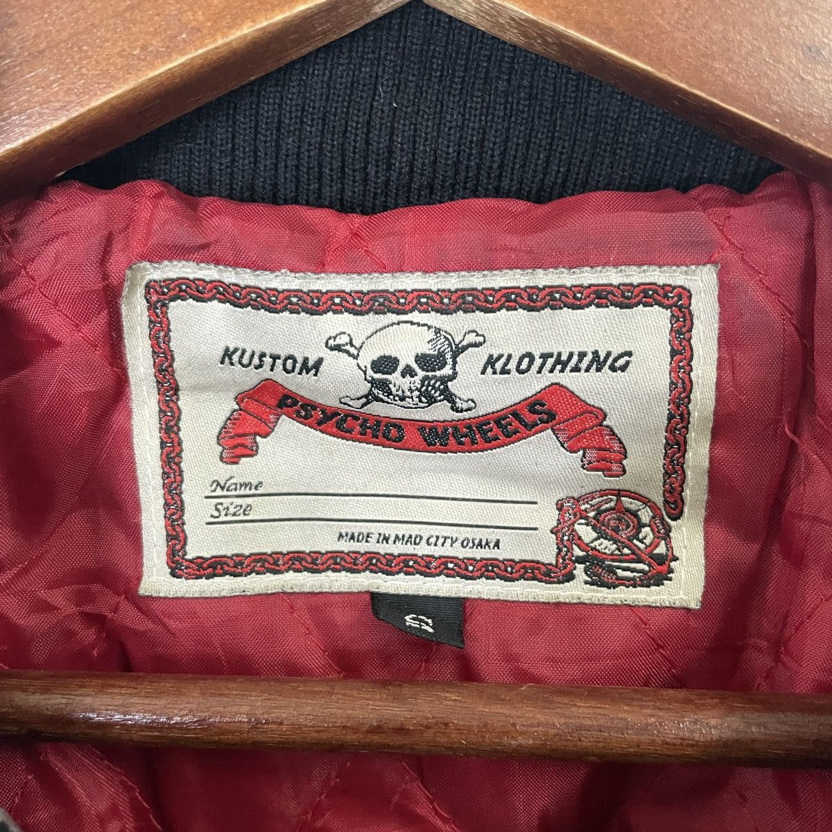 Other Vintage Psycho Wheels Embroidery Logo Varsity Jacket Size US XL / EU 56 / 4 - 5 Thumbnail