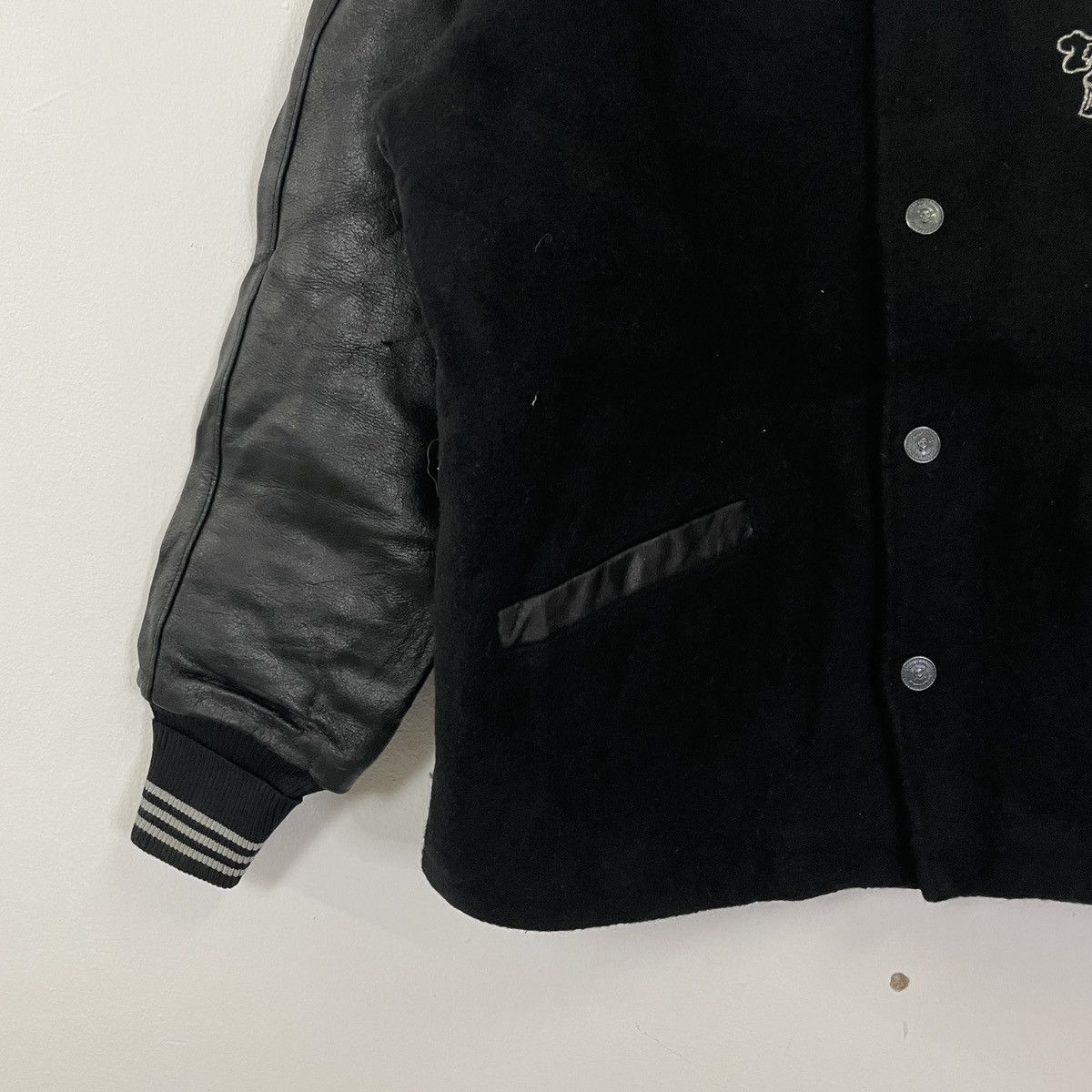 Other Vintage Psycho Wheels Embroidery Logo Varsity Jacket Size US XL / EU 56 / 4 - 2 Thumbnail