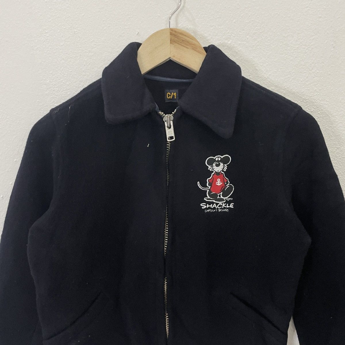 Japanese Brand Vintage Shackle Wool Women Jacket Size ONE SIZE - 10 Thumbnail