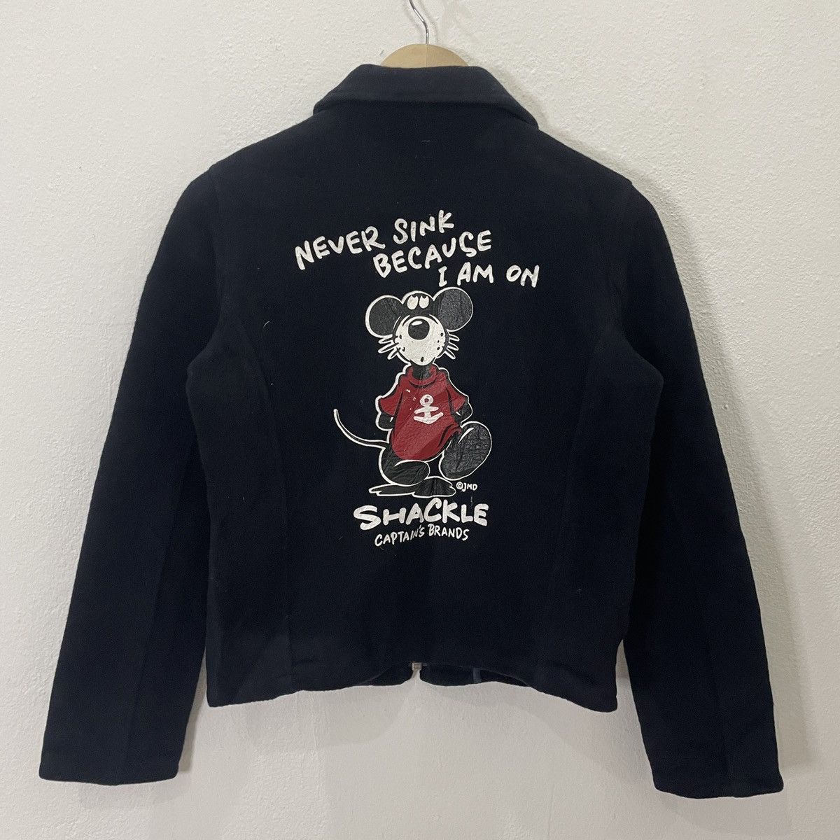 Japanese Brand Vintage Shackle Wool Women Jacket Size ONE SIZE - 1 Thumbnail