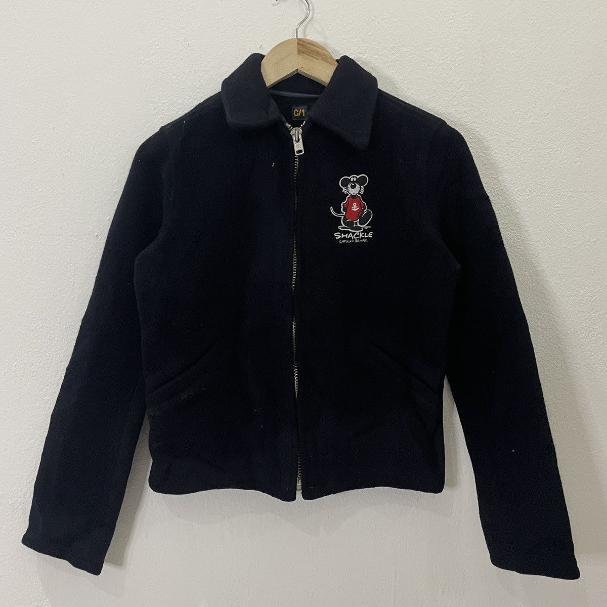 Japanese Brand Vintage Shackle Wool Women Jacket Size ONE SIZE - 7 Thumbnail