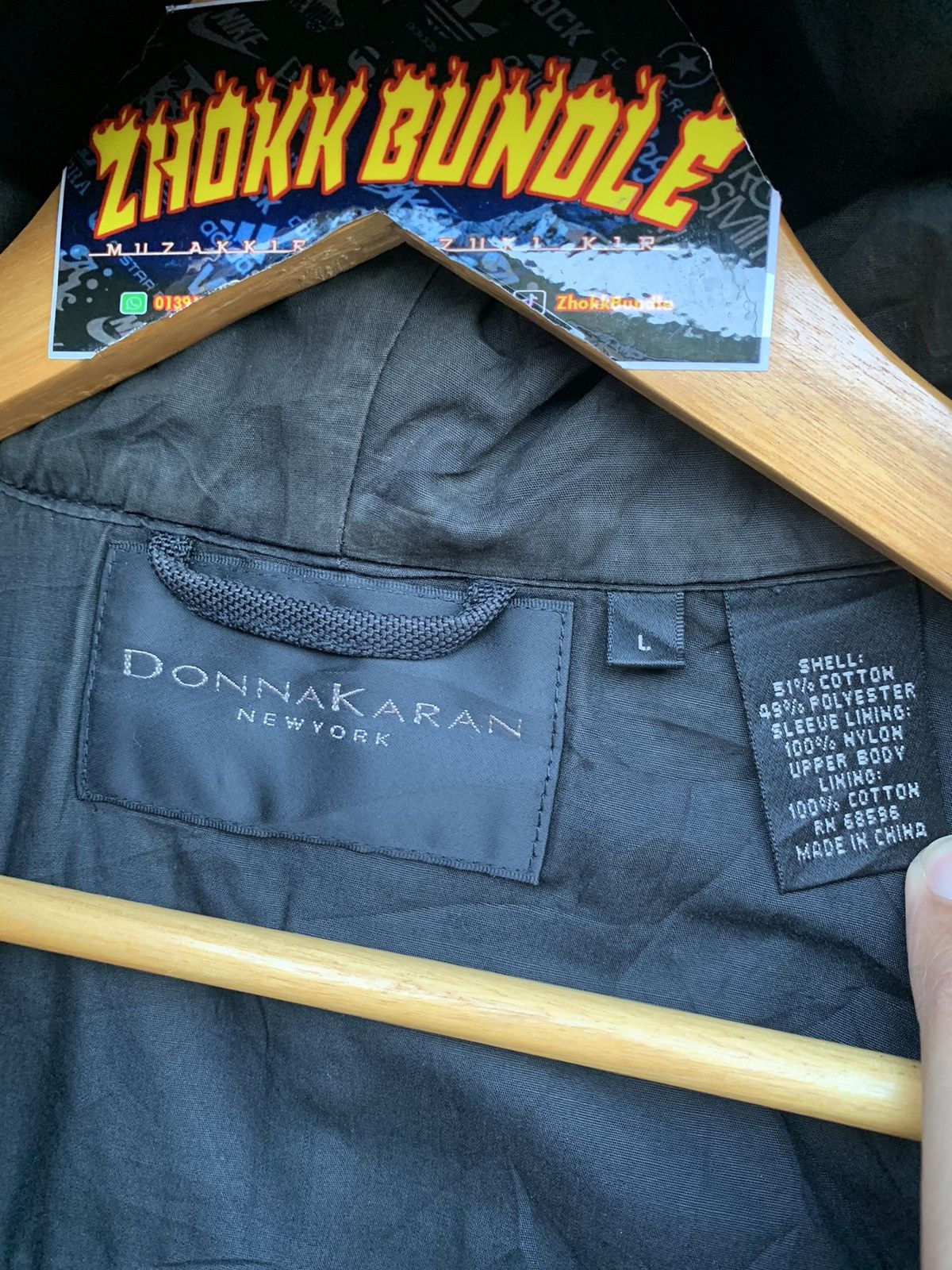 DKNY Vintage DKNY Hoodie Jacket Size US L / EU 52-54 / 3 - 5 Thumbnail