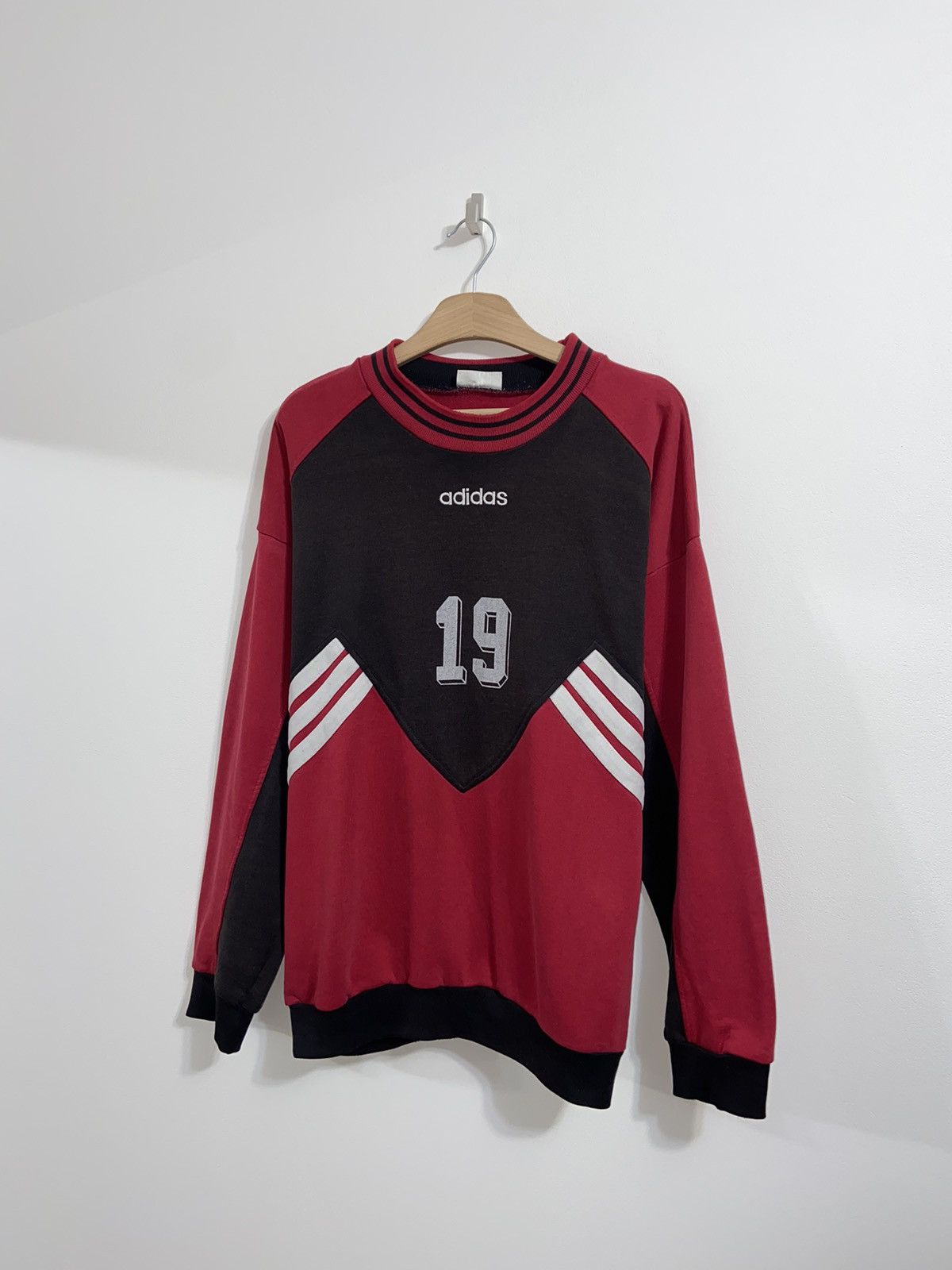 Vintage Adidas vintage sweatshirt 90’S Size US XL / EU 56 / 4 - 1 Thumbnail