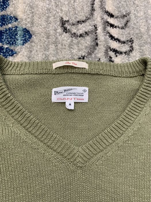 Gant Rugger The Vee Cotton V-Neck Sweater | Grailed