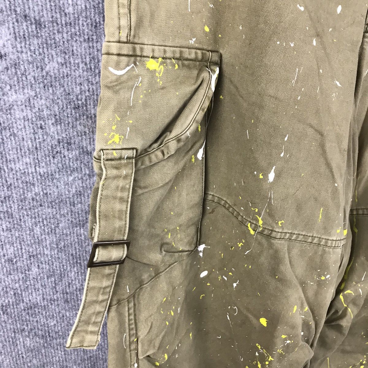 Japanese Brand BAGGY JAPANESE BRAND BAGGY CARGO PAINTED PANTS Size US 34 / EU 50 - 7 Thumbnail