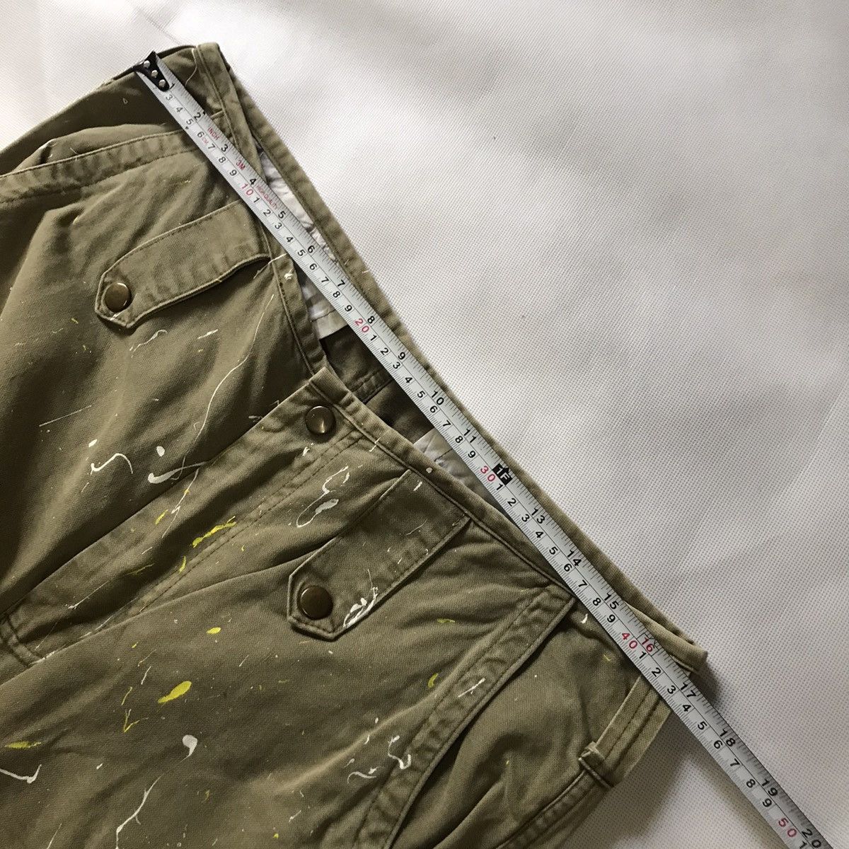 Japanese Brand BAGGY JAPANESE BRAND BAGGY CARGO PAINTED PANTS Size US 34 / EU 50 - 13 Thumbnail