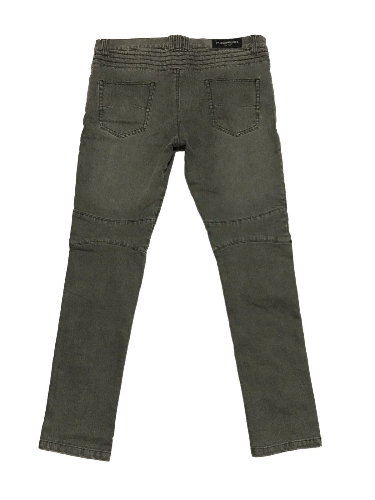 Alessandrini New York Alessandrini New York Bikers Denim Distressed Skinny Jeans Size US 34 / EU 50 - 2 Thumbnail