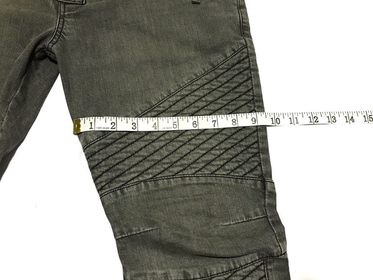 Alessandrini New York Alessandrini New York Bikers Denim Distressed Skinny Jeans Size US 34 / EU 50 - 10 Thumbnail