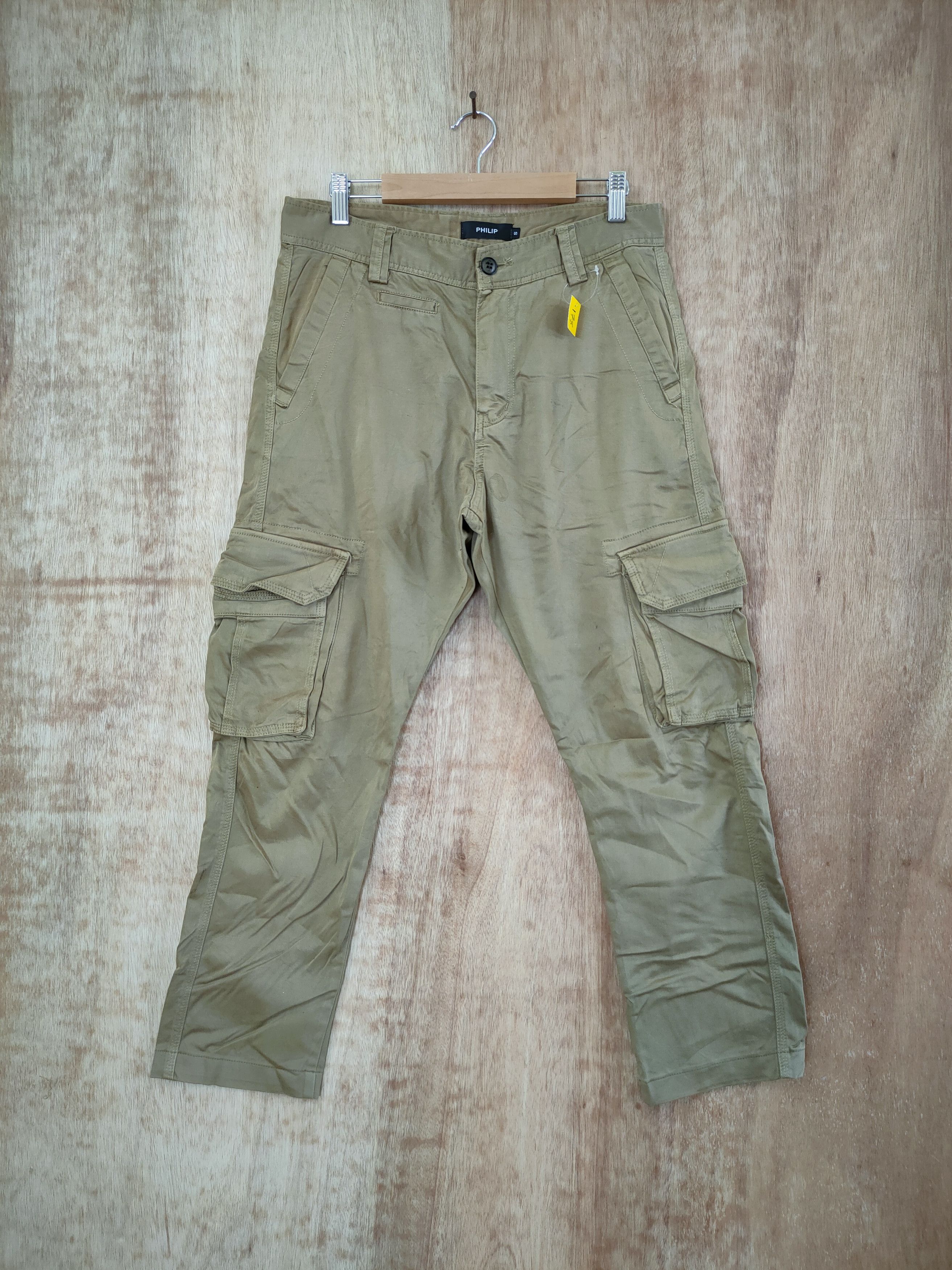 Japanese Brand Philip japan streetwear multipocket cargo pants #46-809 Size US 30 / EU 46 - 1 Thumbnail