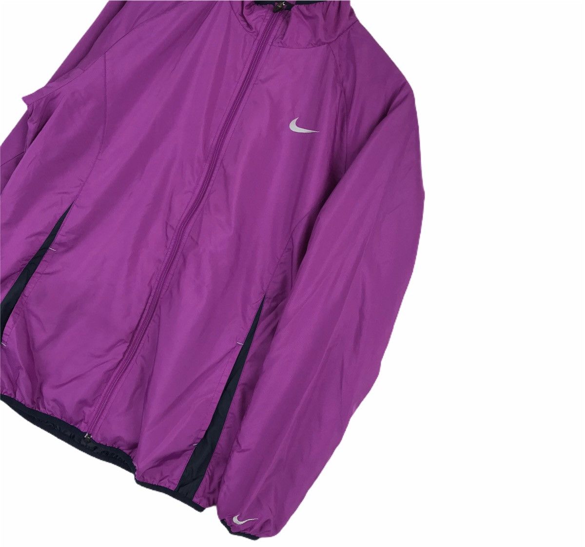 Nike Vintage 00s Nike Essentials Zipper Jacket Windbreaker Size US M / EU 48-50 / 2 - 4 Thumbnail