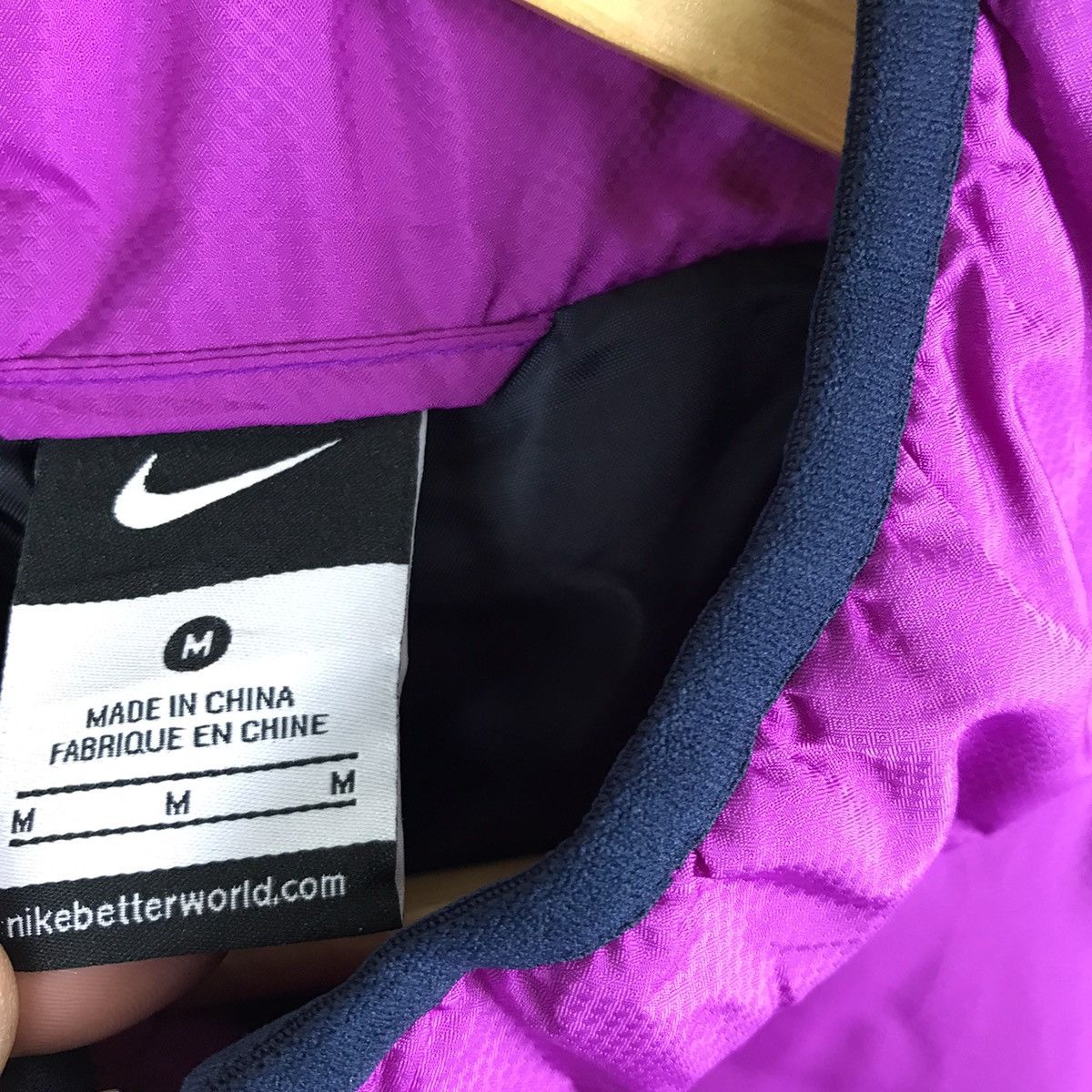 Nike Vintage 00s Nike Essentials Zipper Jacket Windbreaker Size US M / EU 48-50 / 2 - 5 Thumbnail