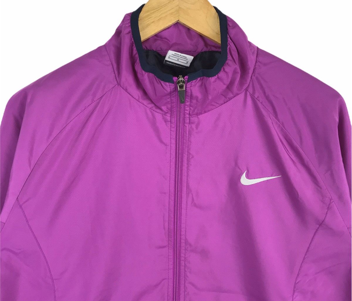 Nike Vintage 00s Nike Essentials Zipper Jacket Windbreaker Size US M / EU 48-50 / 2 - 2 Thumbnail