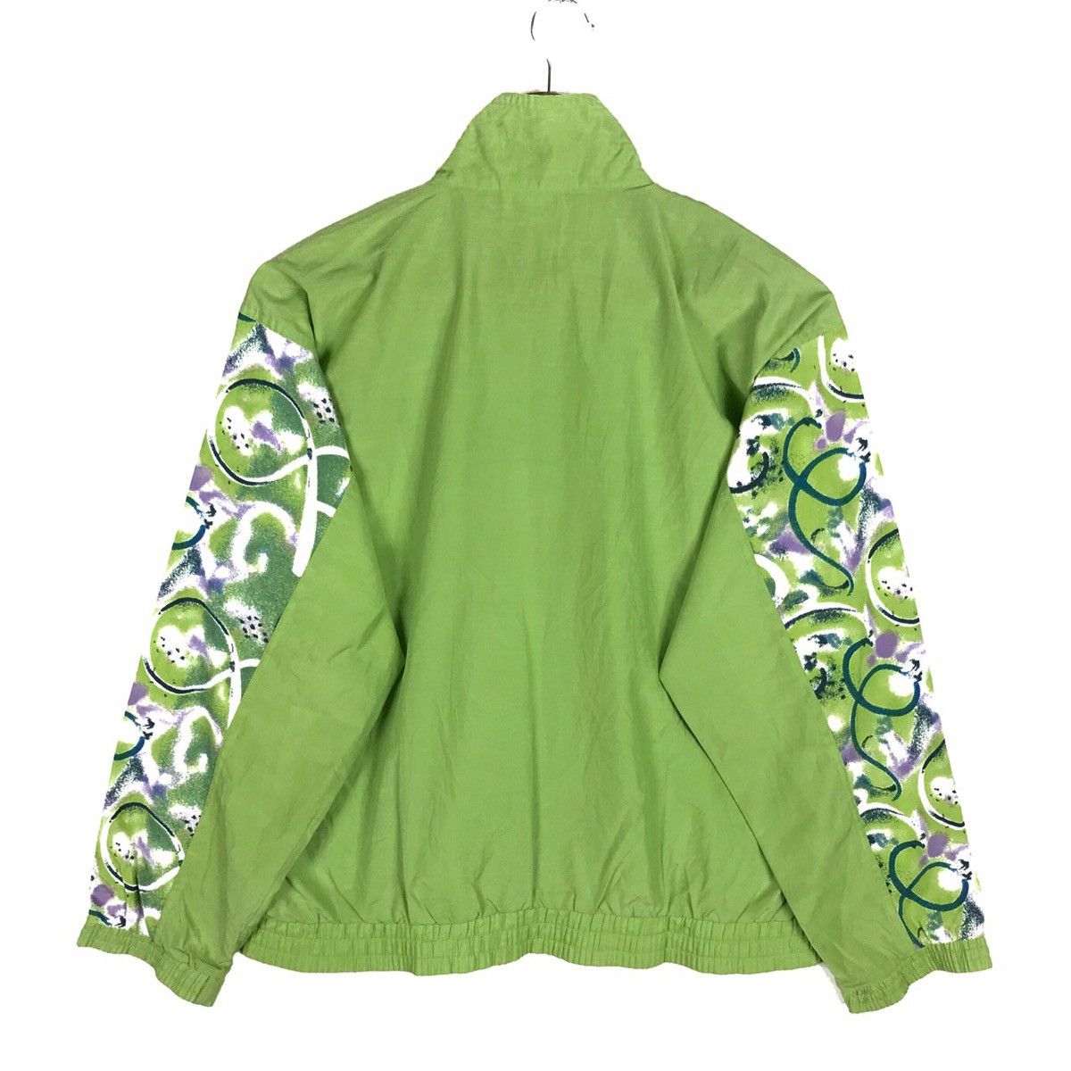 Adidas × Vintage Vintage 80s Adidas Small Logo Pop Art Windbreaker Zip Up Size US M / EU 48-50 / 2 - 3 Thumbnail