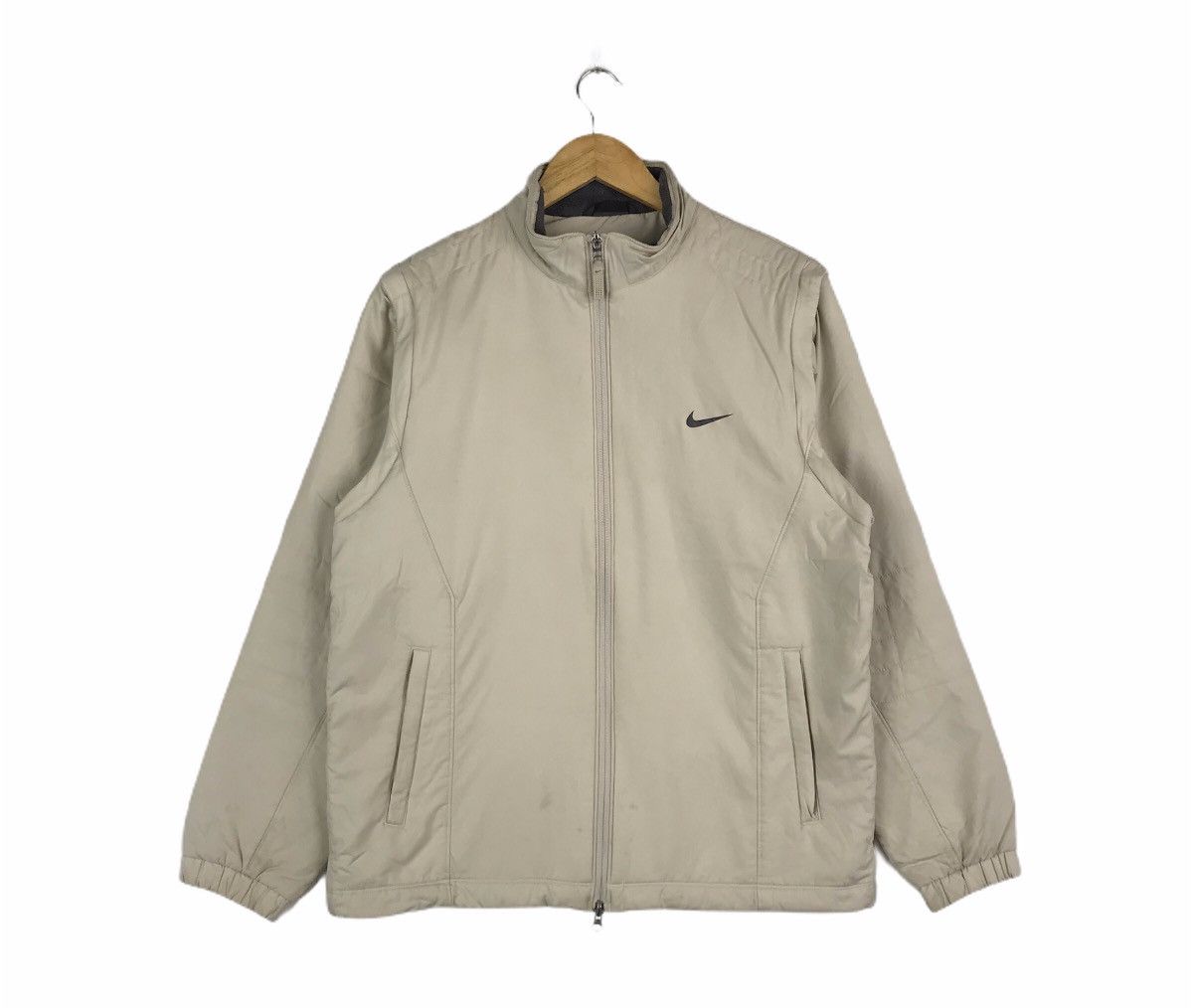 Vintage 00s Nike Golf Swoosh Small Logo Zipper Jacket