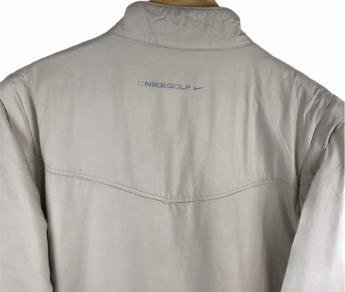 Nike Vintage 00s Nike Golf Swoosh Small Logo Zipper Jacket Size US L / EU 52-54 / 3 - 4 Thumbnail