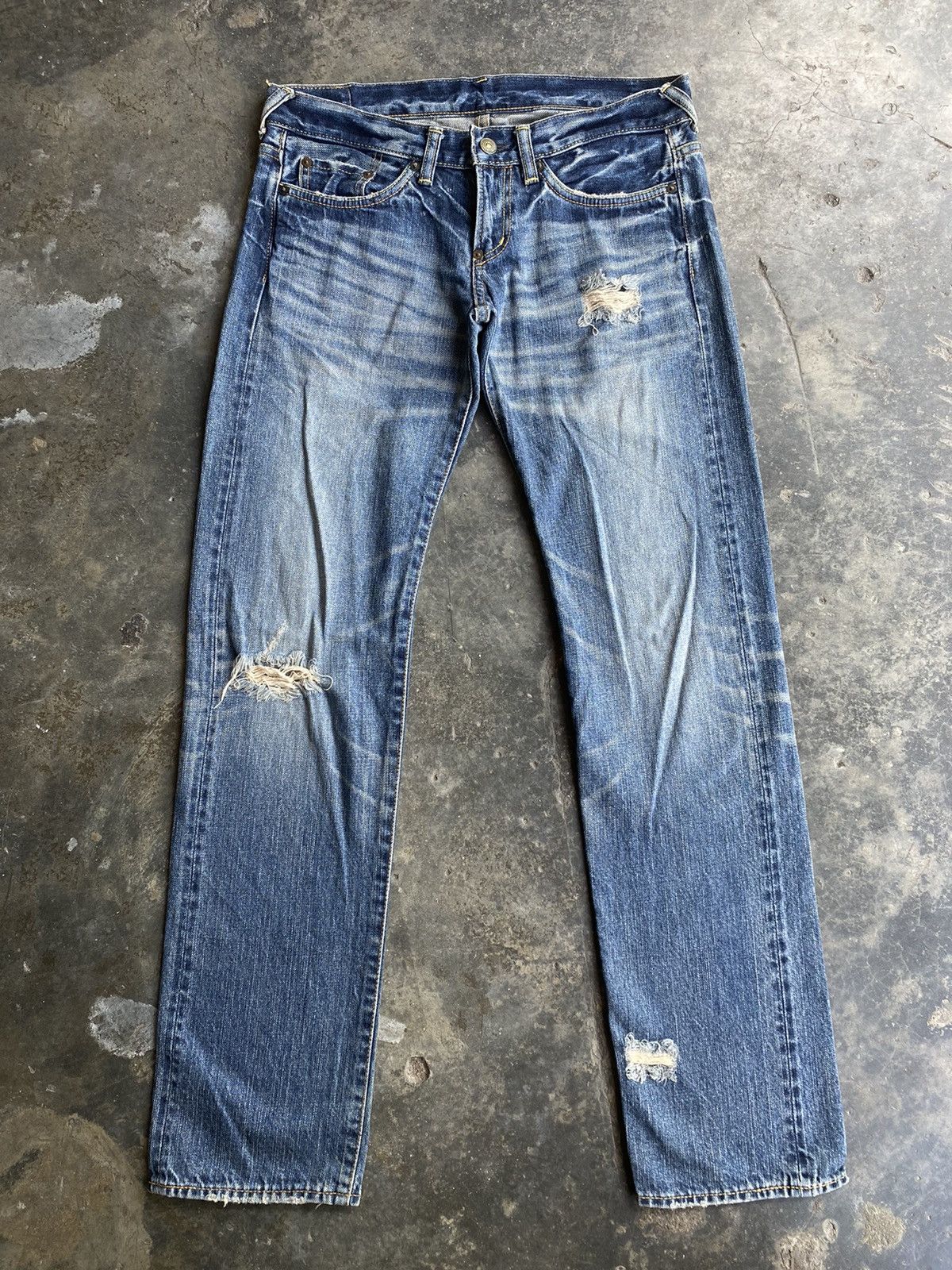 Evisu Vintage Evisu Seldvedge Jeans Size 32" / US 10 / IT 46 - 2 Thumbnail