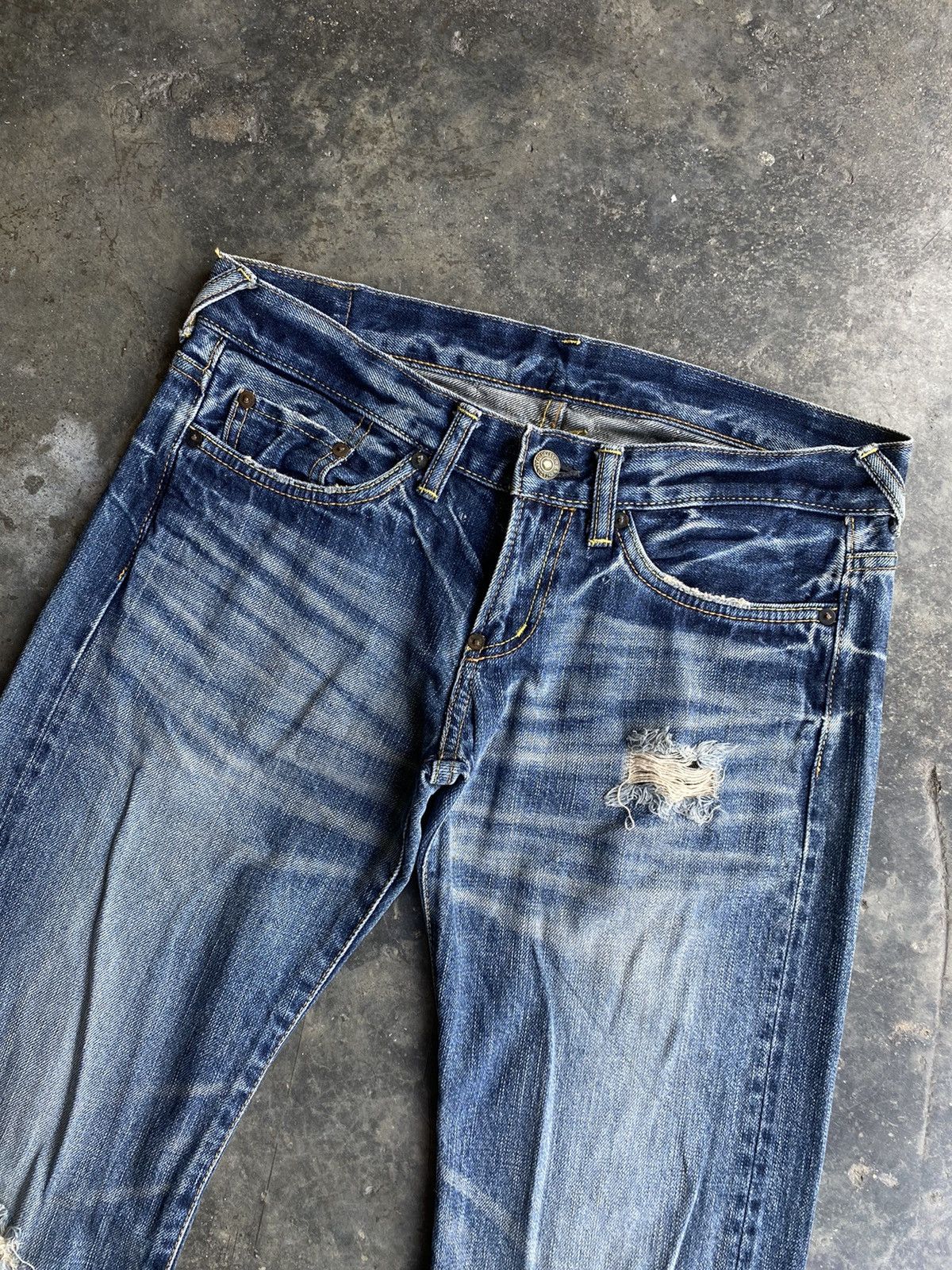 Evisu Vintage Evisu Seldvedge Jeans Size 32" / US 10 / IT 46 - 3 Thumbnail