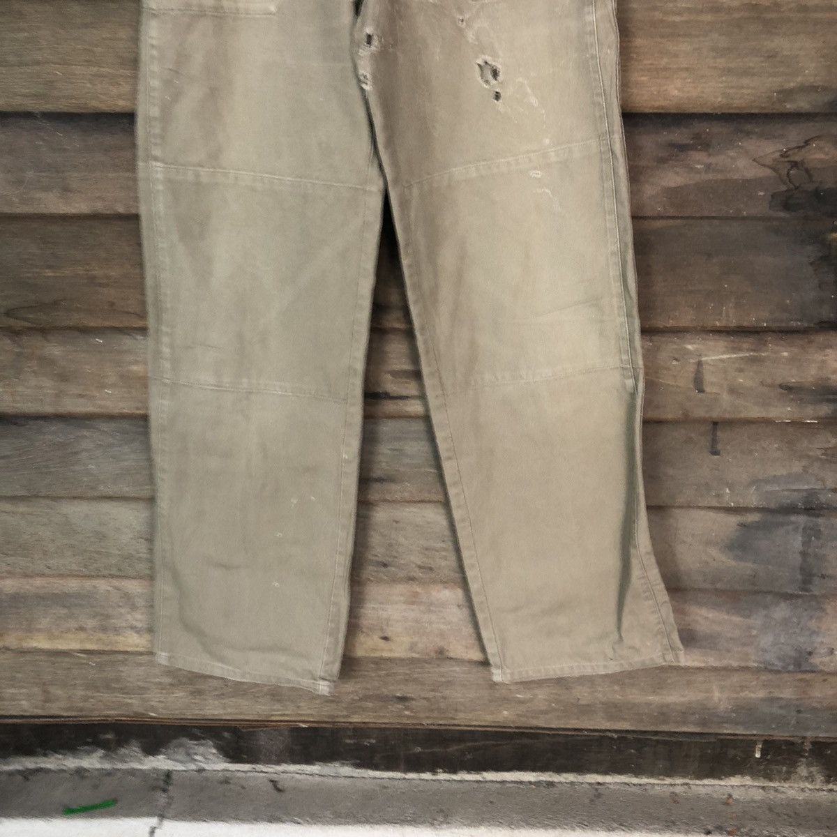 Patagonia DL Patagonia Brown Distressed double knee cargo Pants #7069 Size US 30 / EU 46 - 3 Thumbnail