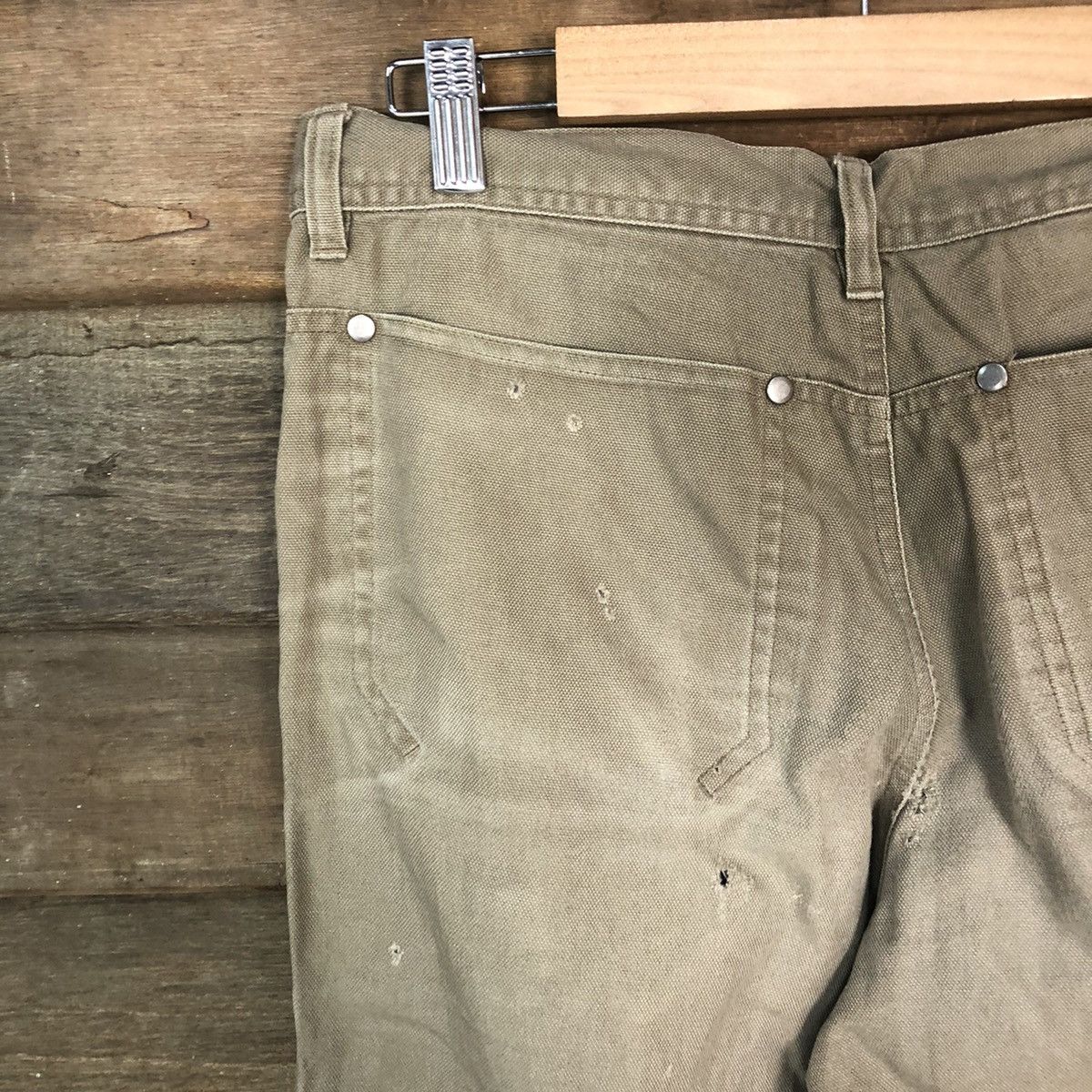 Patagonia DL Patagonia Brown Distressed double knee cargo Pants #7069 Size US 30 / EU 46 - 12 Thumbnail
