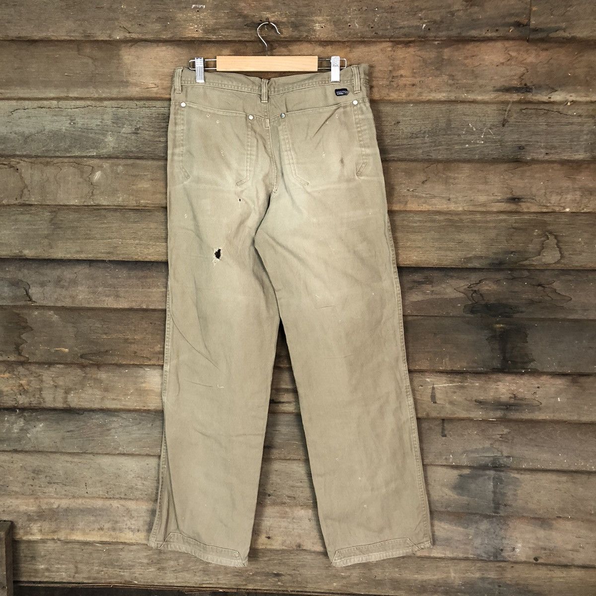 Patagonia DL Patagonia Brown Distressed double knee cargo Pants #7069 Size US 30 / EU 46 - 9 Thumbnail