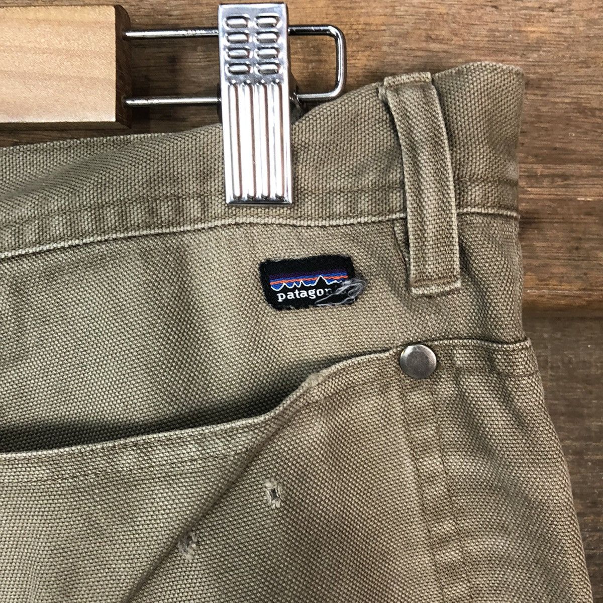 Patagonia DL Patagonia Brown Distressed double knee cargo Pants #7069 Size US 30 / EU 46 - 14 Thumbnail