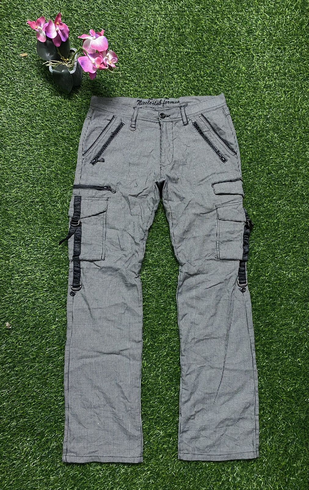 Japanese Brand Nicole Club For Men Cargo Pants Size US 33 - 1 Thumbnail