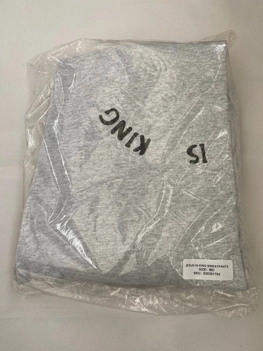 Kanye West Kanye West Jesus Is King Sweatpants Light Heather Medium Size US 32 / EU 48 - 3 Thumbnail
