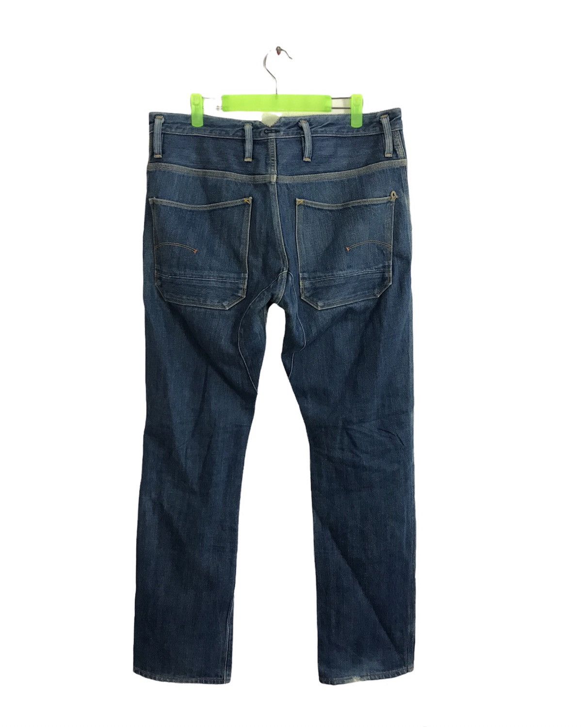 Vintage GS Star Raw Regular Fits Pants Buttonfly Distressed Denim Size US 34 / EU 50 - 2 Thumbnail