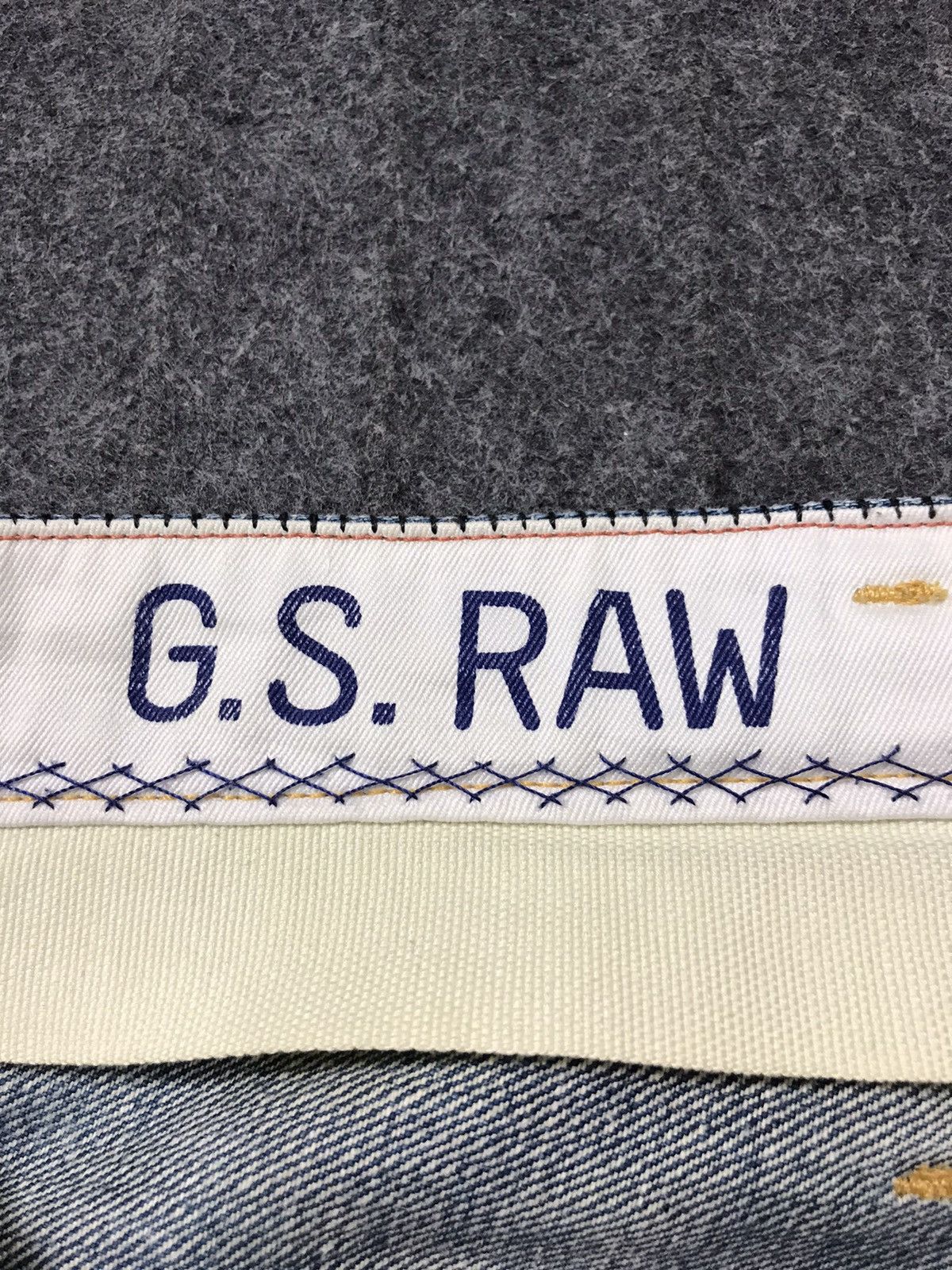 Vintage GS Star Raw Regular Fits Pants Buttonfly Distressed Denim Size US 34 / EU 50 - 5 Thumbnail