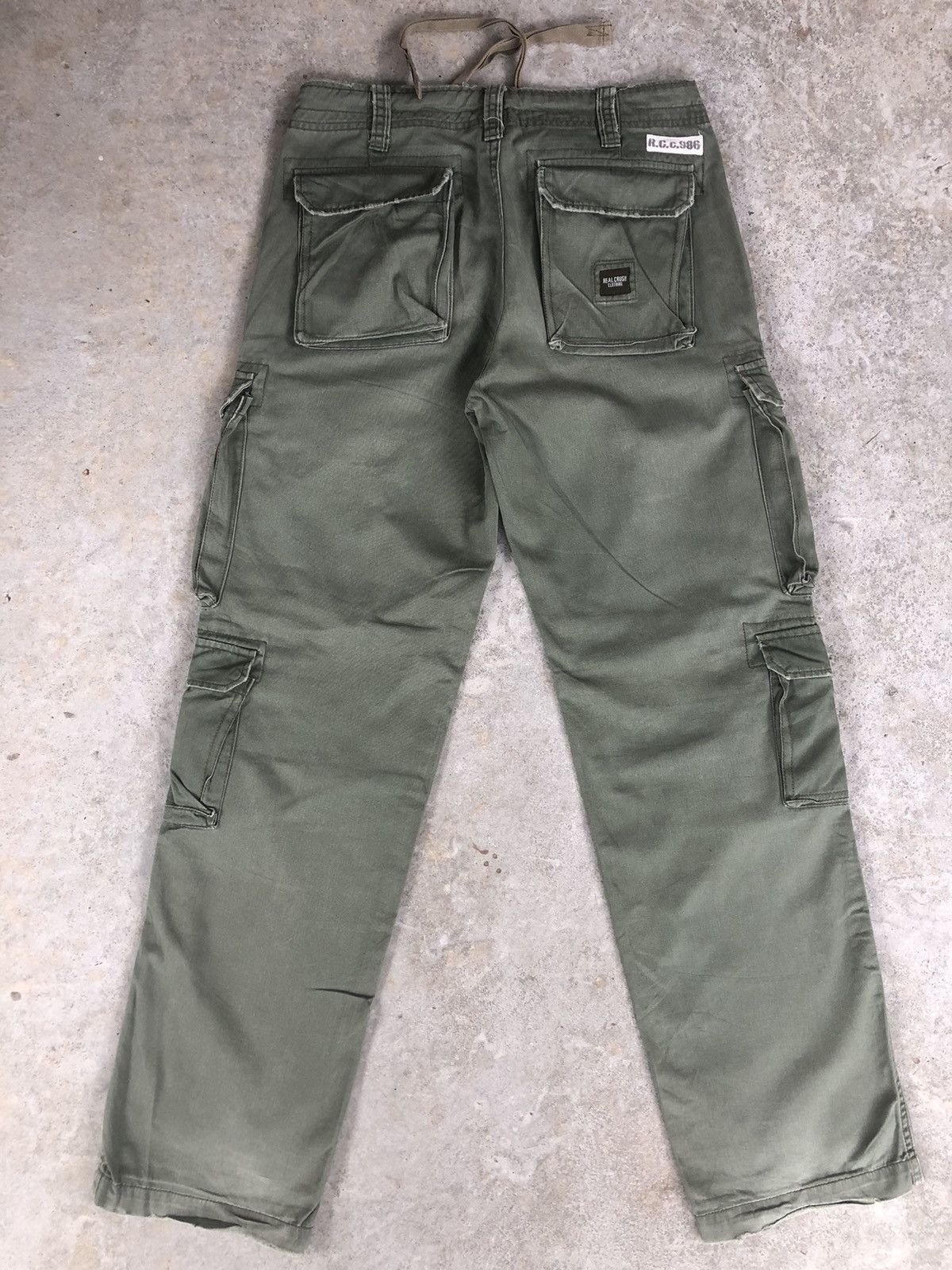 Japanese Brand Real Crush Cargo Pants Tatctical Multipocket Size US 31 - 2 Thumbnail