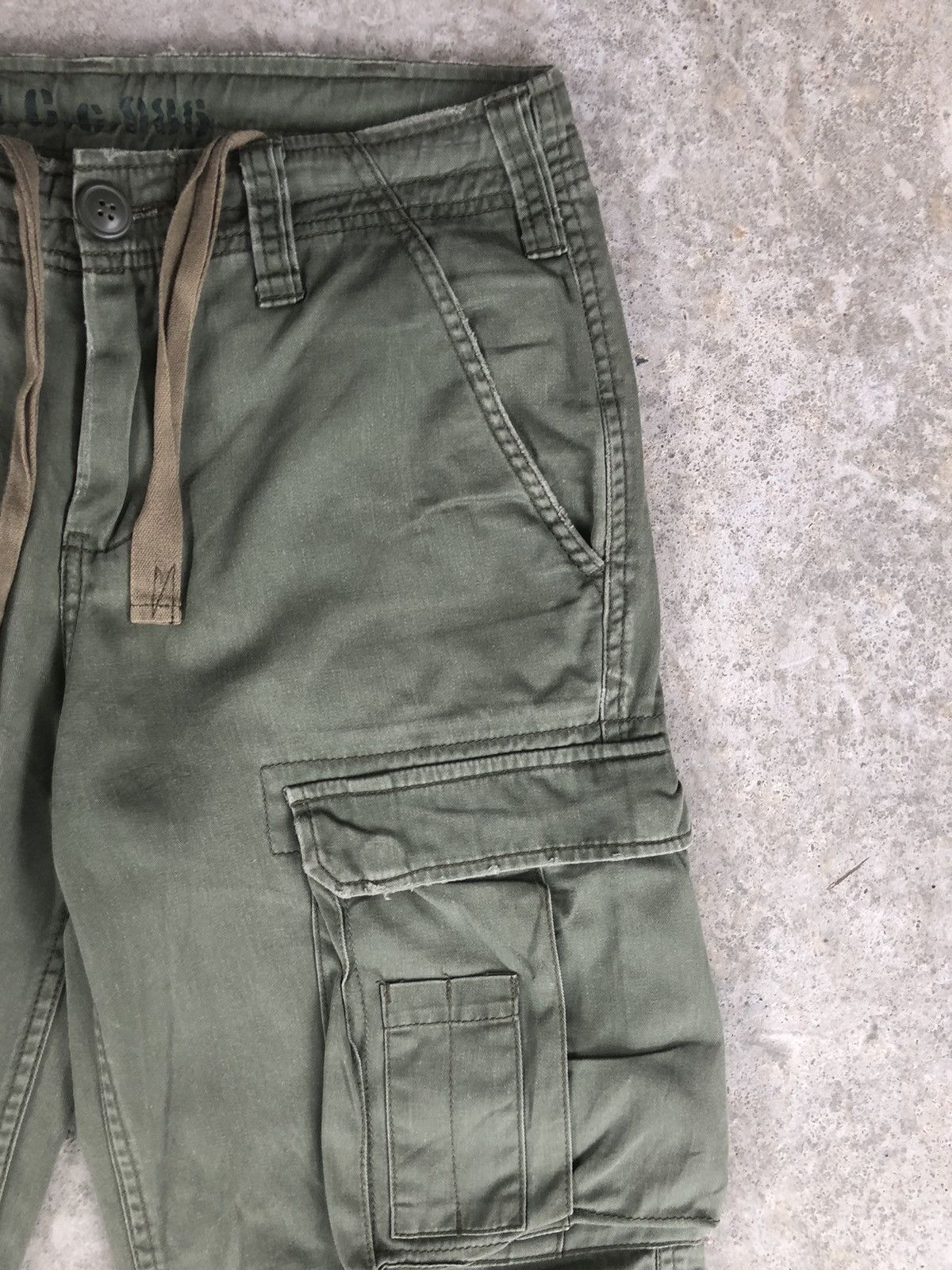 Japanese Brand Real Crush Cargo Pants Tatctical Multipocket Size US 31 - 5 Thumbnail