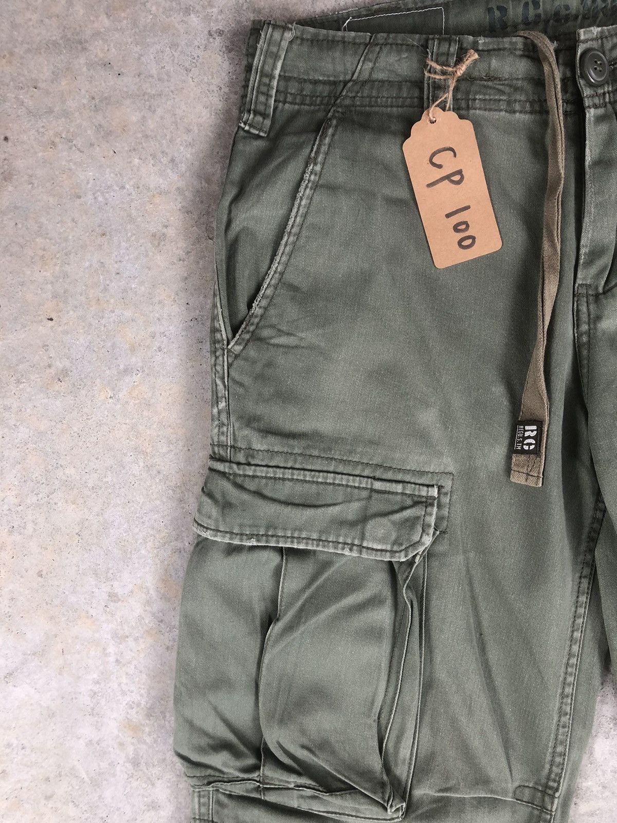 Japanese Brand Real Crush Cargo Pants Tatctical Multipocket Size US 31 - 4 Thumbnail