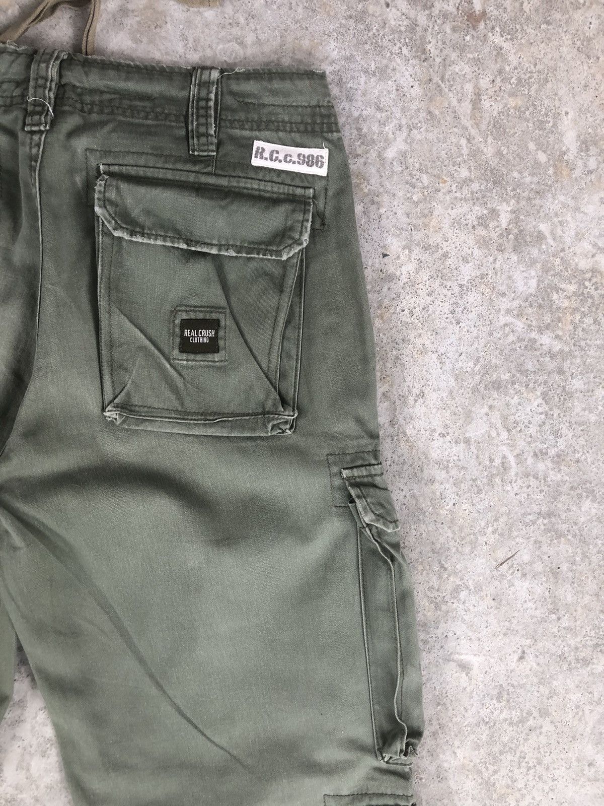 Japanese Brand Real Crush Cargo Pants Tatctical Multipocket Size US 31 - 10 Thumbnail