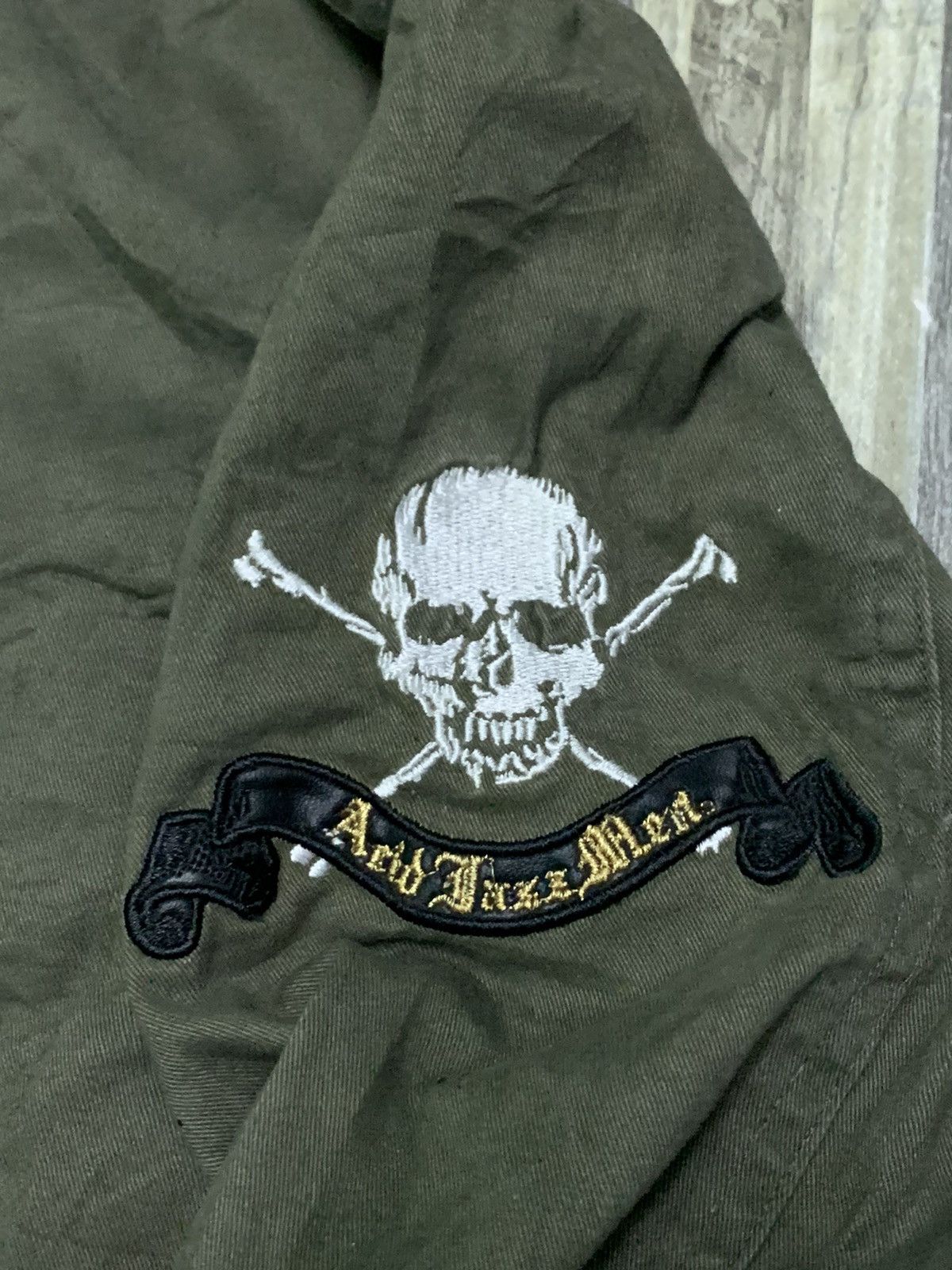 Japanese Brand Nice Arid Jazz Men Skull Graphics Trench/Long Coat Jacket Size US L / EU 52-54 / 3 - 5 Thumbnail