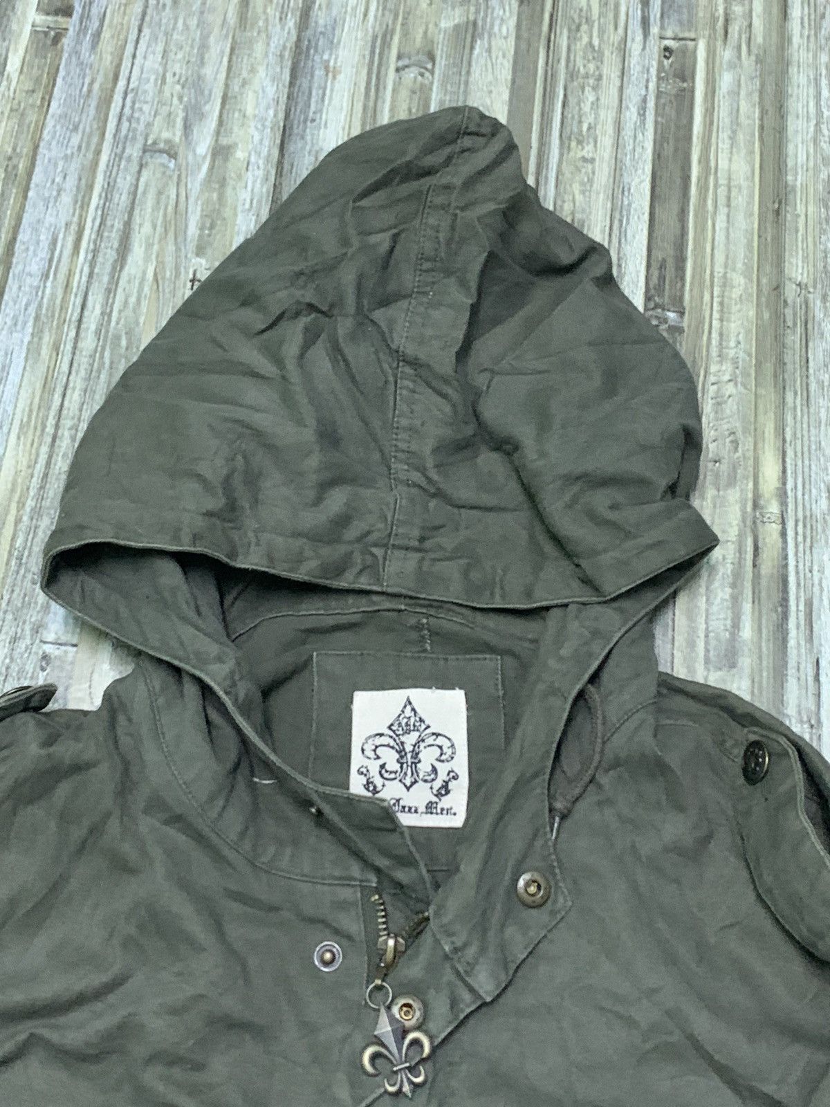 Japanese Brand Nice Arid Jazz Men Skull Graphics Trench/Long Coat Jacket Size US L / EU 52-54 / 3 - 6 Thumbnail