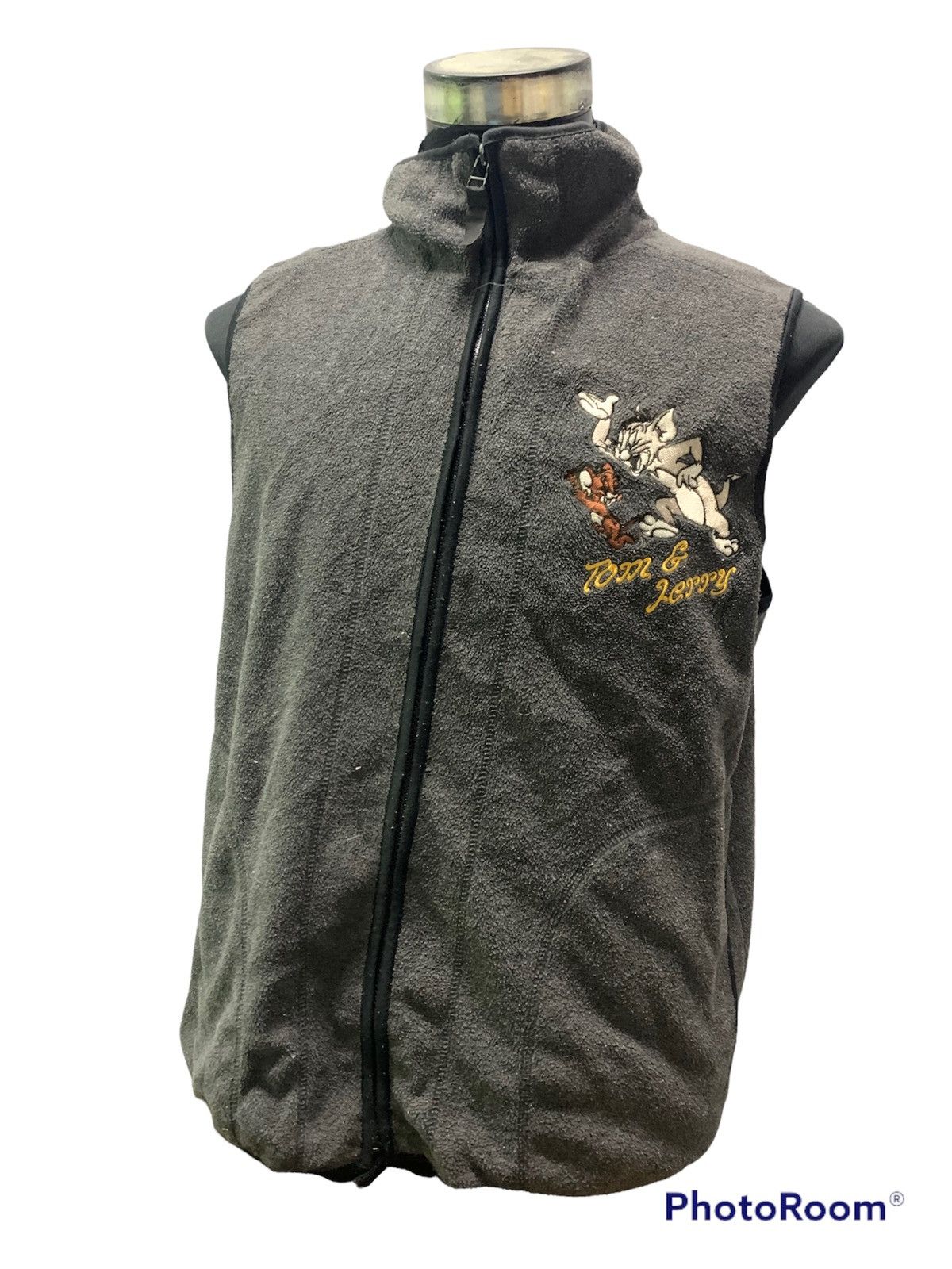 Anime Nice Vintage Tom And Jerry Fleece Vest Size US M / EU 48-50 / 2 - 1 Thumbnail