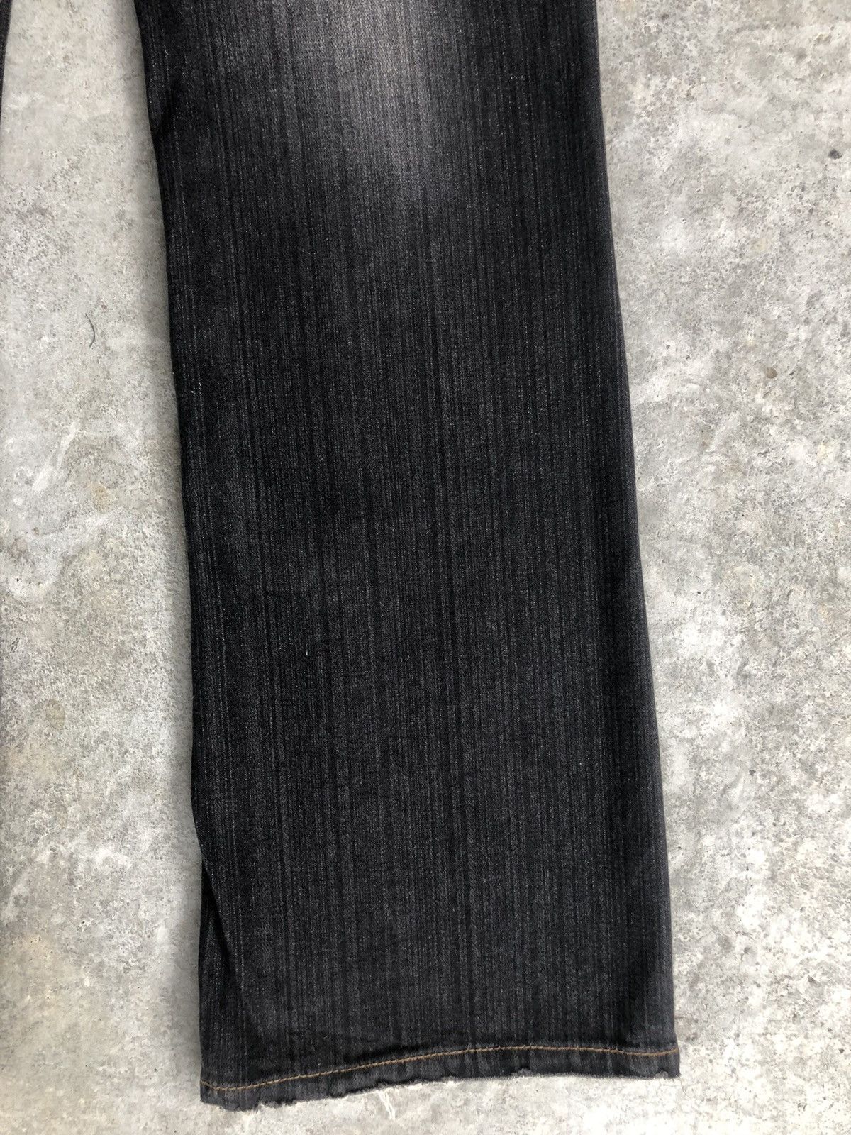 If Six Was Nine Japanese Nylaus Flared Jeans Double Waist Distressed Jeans Size US 32 / EU 48 - 11 Thumbnail